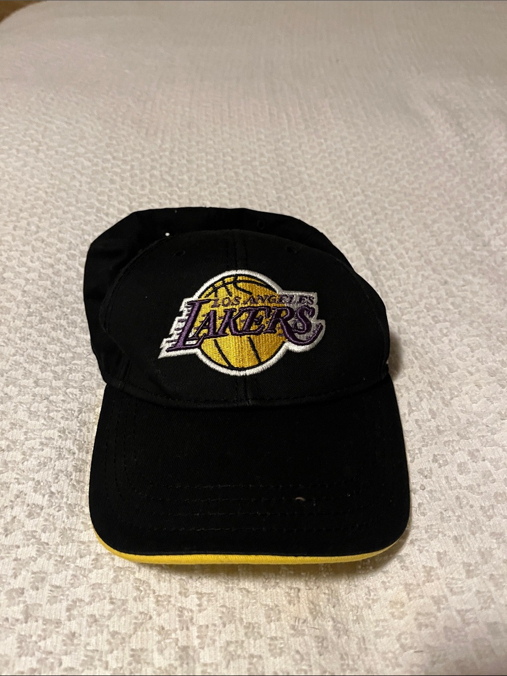 Kids Black & Yellow Baseball Cap